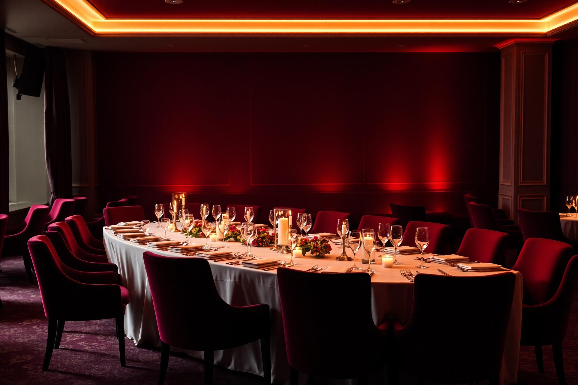 Private event setup